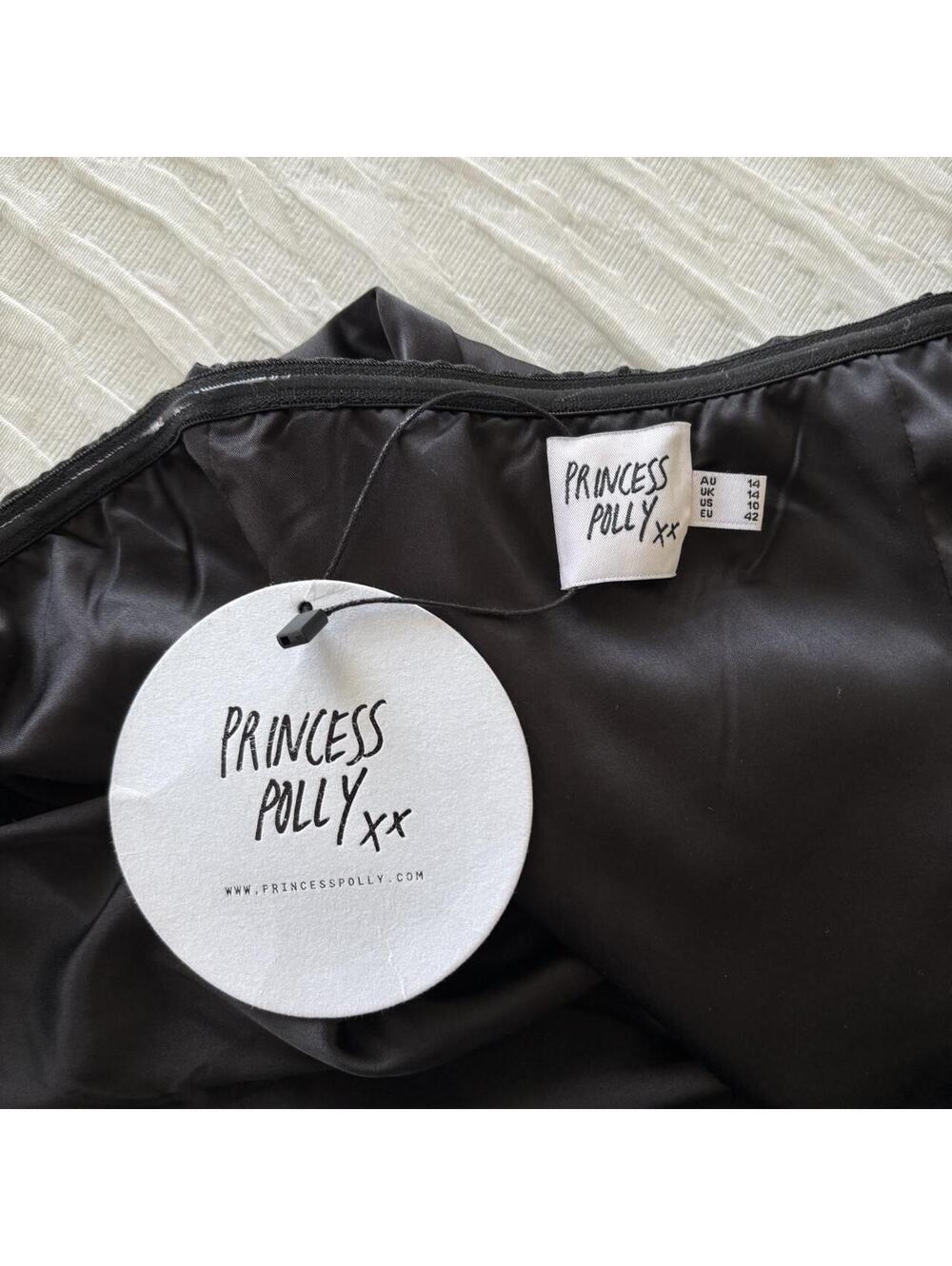Princess Polly Women's Black Dress - Picture 3 of 5